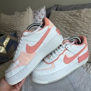 Nike Air Force 1 Shadow Sneakers - Coral Pink